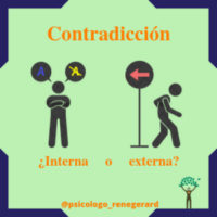 ¿Contradicción interna o externa?